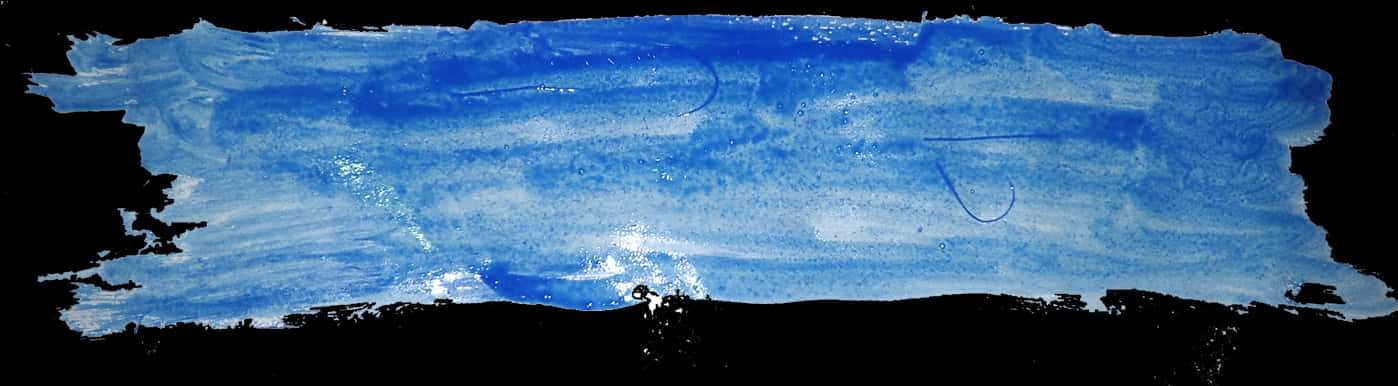 Blue_ Paint_ Brush_ Strokes_ Background PNG Image