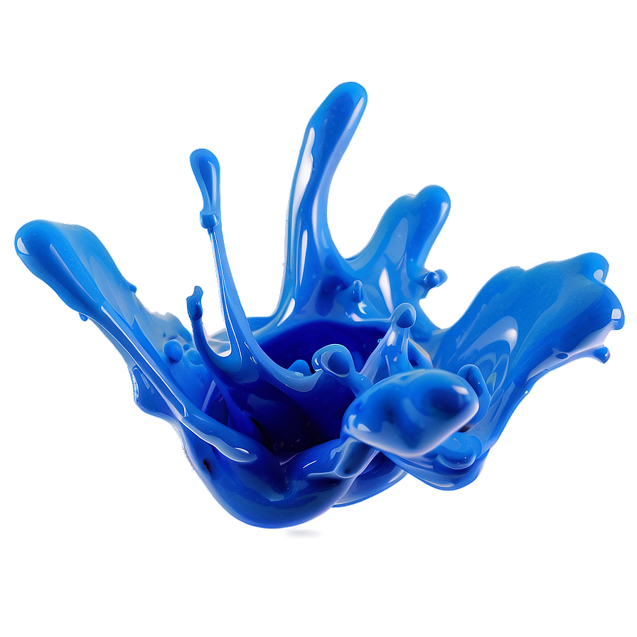 Blue Paint Splash Png 05062024 PNG Image