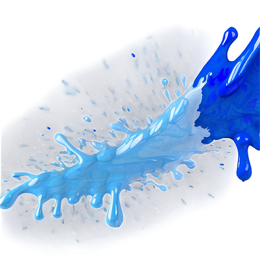 Blue Paint Splash Png Tdw48 PNG Image