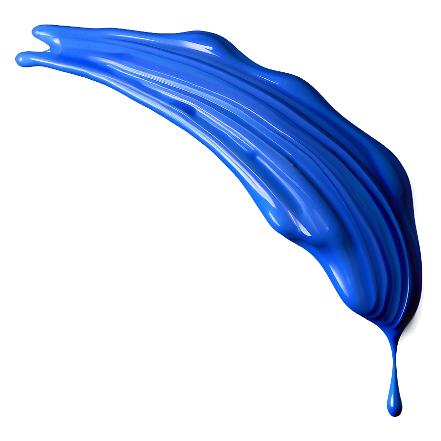 Blue Paint Stroke Png 05252024 PNG Image