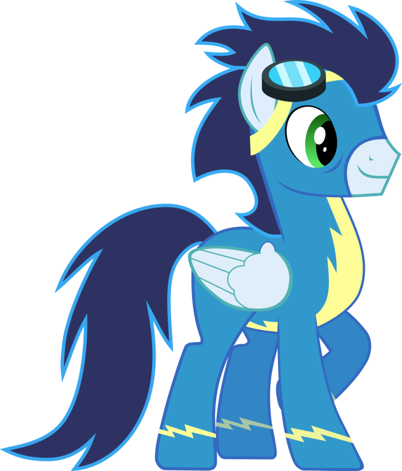 Blue Pegasus Pony Vector PNG Image