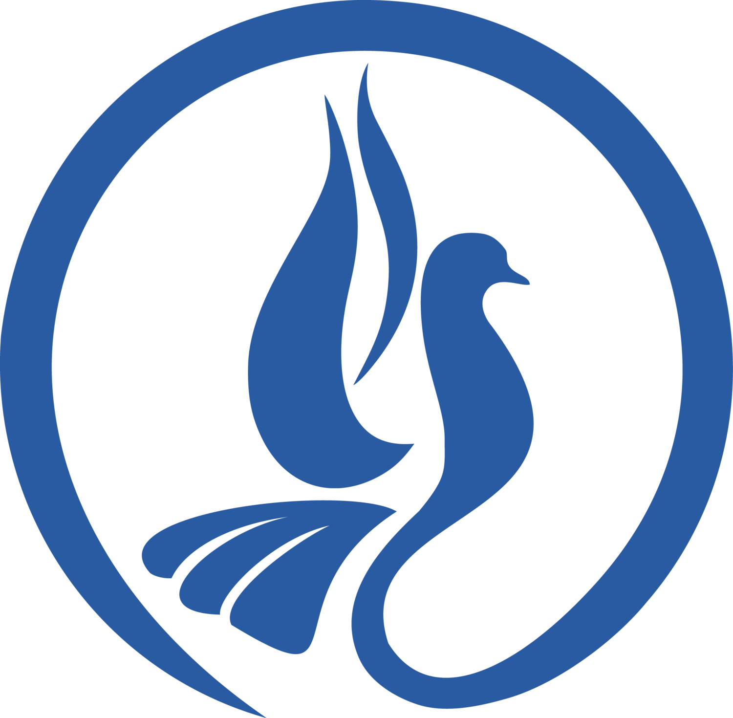 Blue Phoenix Logo PNG Image