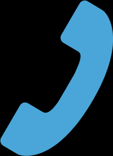 Blue Phone Icon Graphic PNG Image