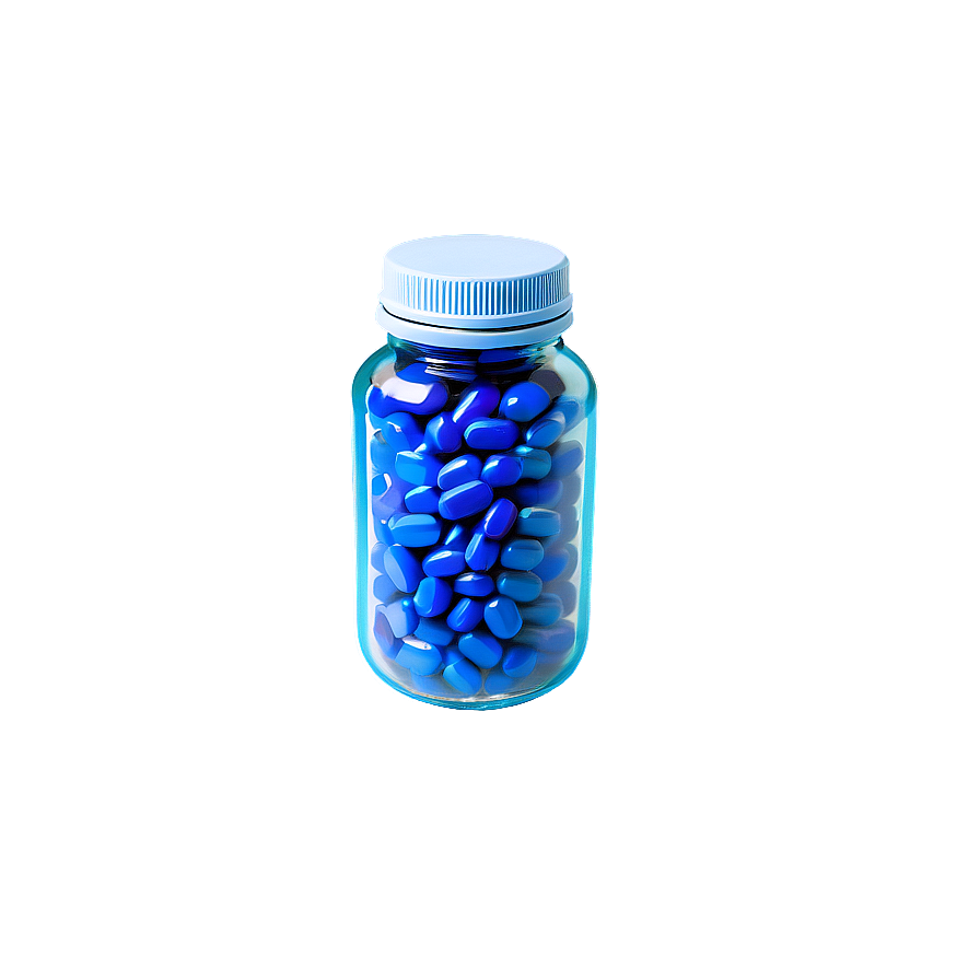 Blue Pill Bottle Png 59 PNG Image