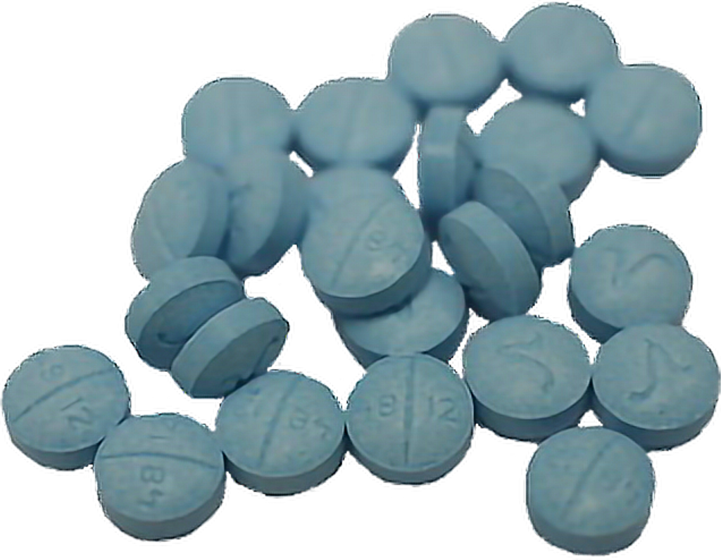 Blue Pills Scattered Background PNG Image