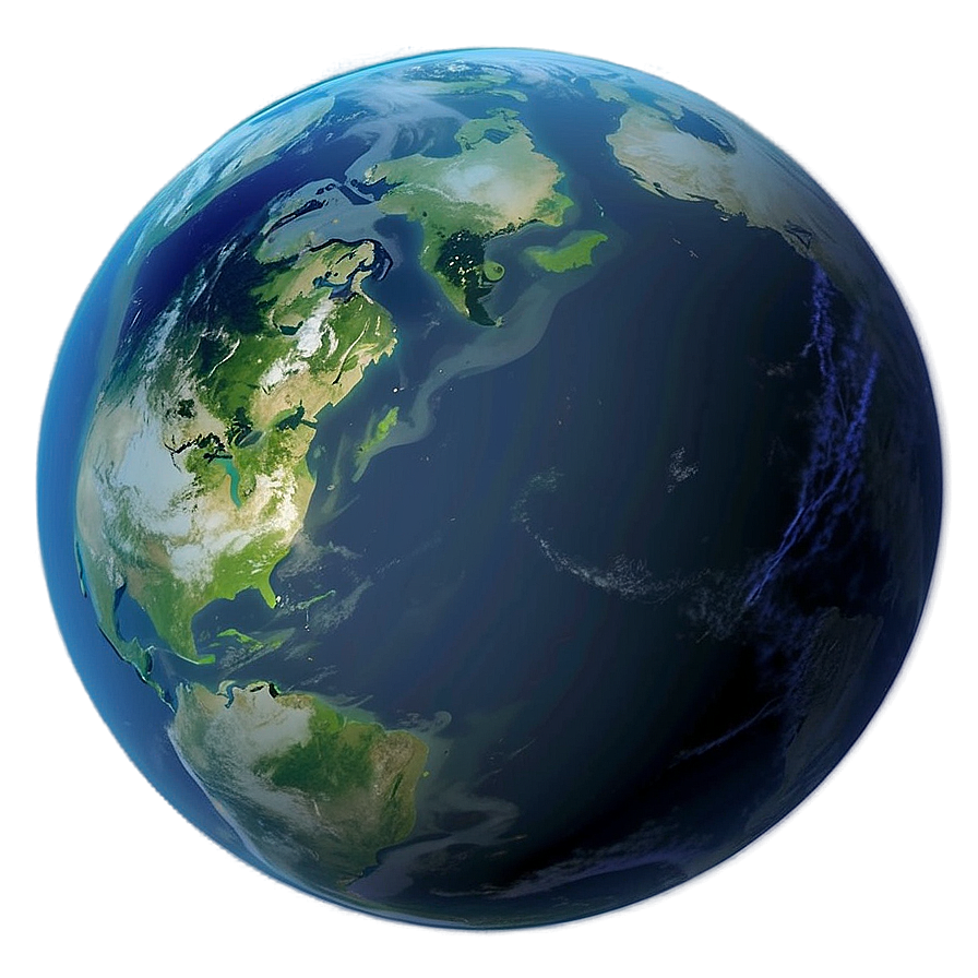 Blue Planet With Atmosphere Png 31 PNG Image