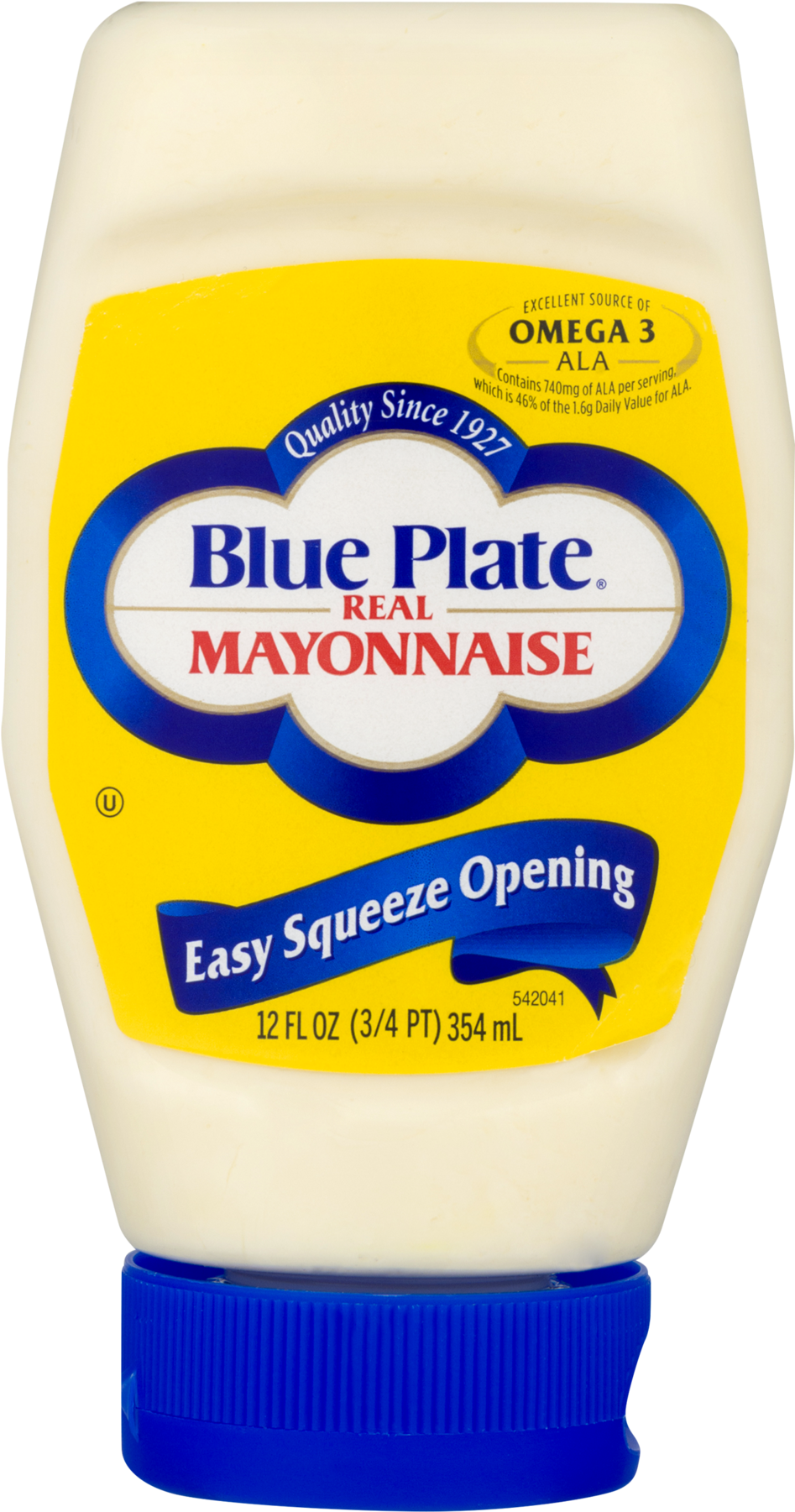 Blue Plate Real Mayonnaise Bottle PNG Image