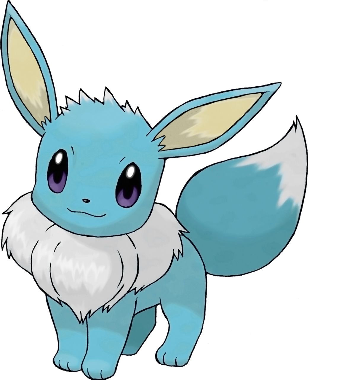 Blue_ Pokemon_ Eevee_ Evolution PNG Image