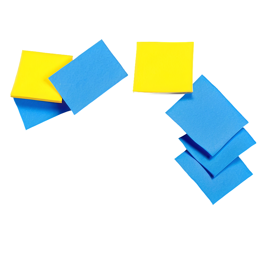 Blue Post It Note Png Vil PNG Image