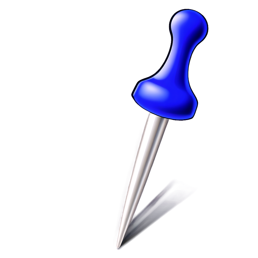 Blue Push Pin Png Spr14 PNG Image