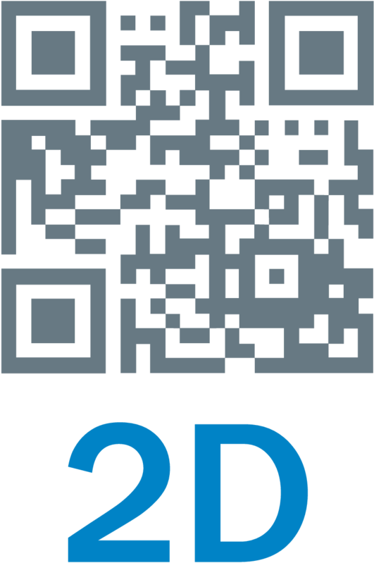 Blue Q R Code Graphic PNG Image