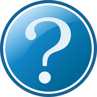 Blue Question Mark Icon PNG Image