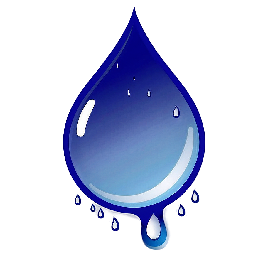 Blue Raindrop Icon Png 48 PNG Image