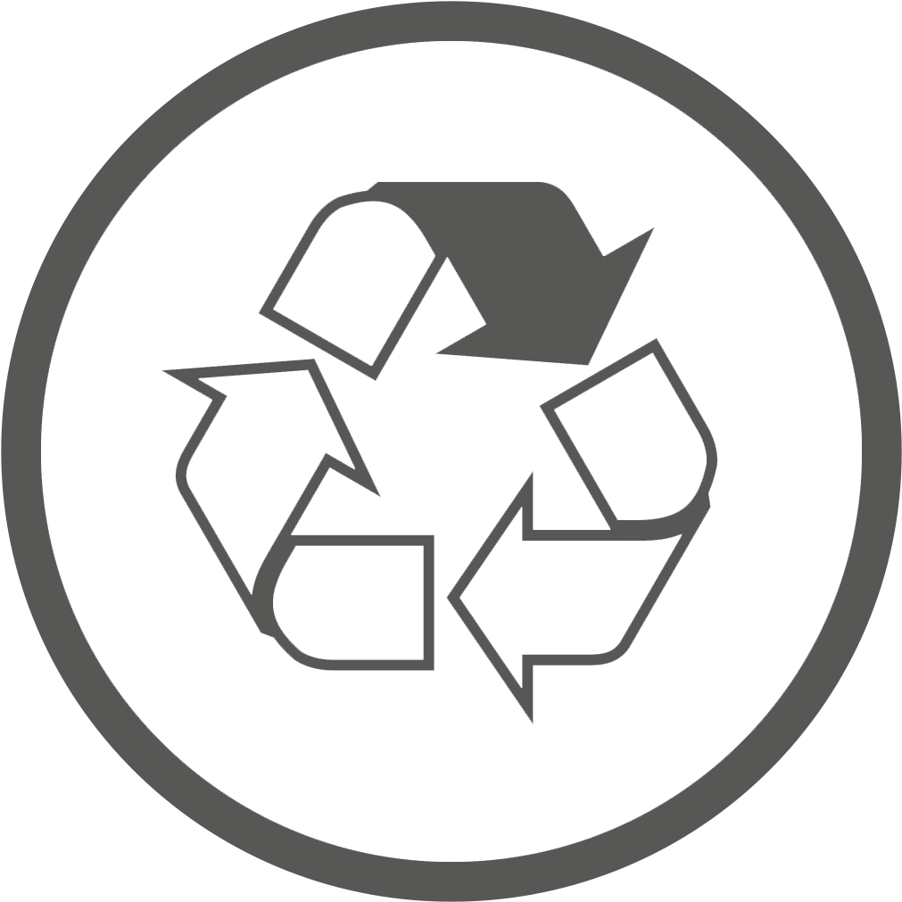 Blue Recycle Symbol PNG Image