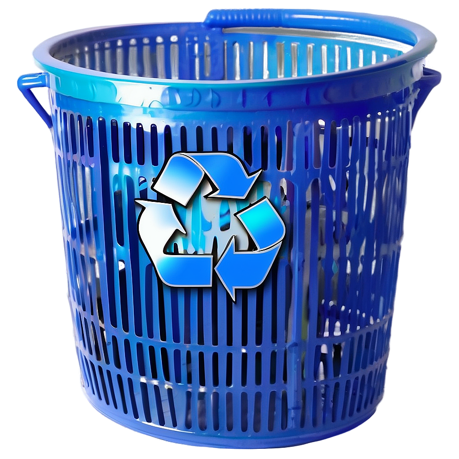 Blue Recycling Bin Png Iql44 PNG Image