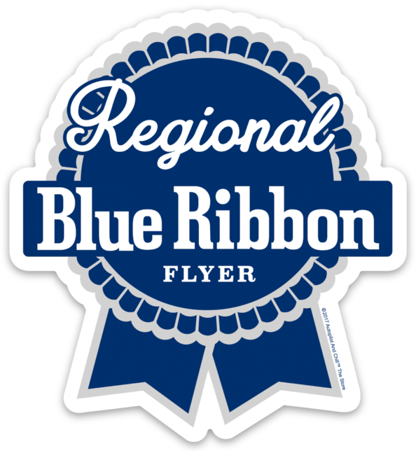 Blue Ribbon Award Sticker PNG Image