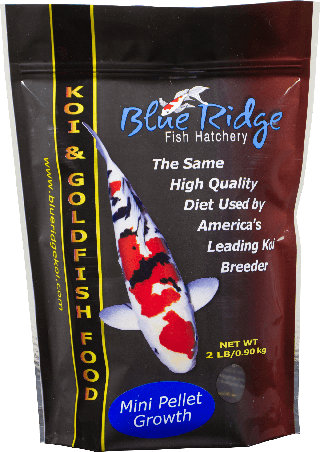 Blue Ridge Koiand Goldfish Food Package PNG Image