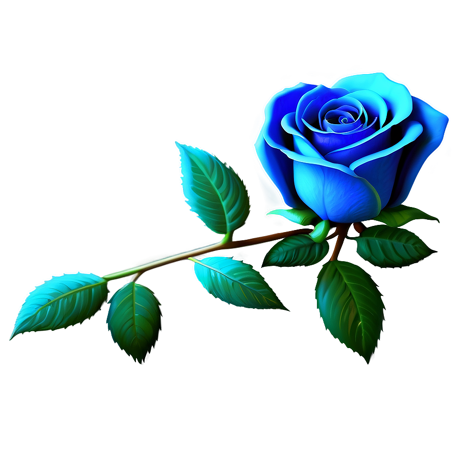 Blue Rose Bloom Png 06202024 PNG Image