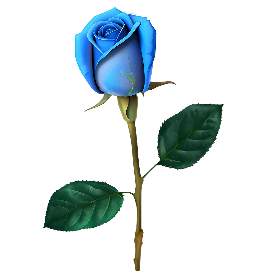 Blue Rose Bud Png 98 PNG Image