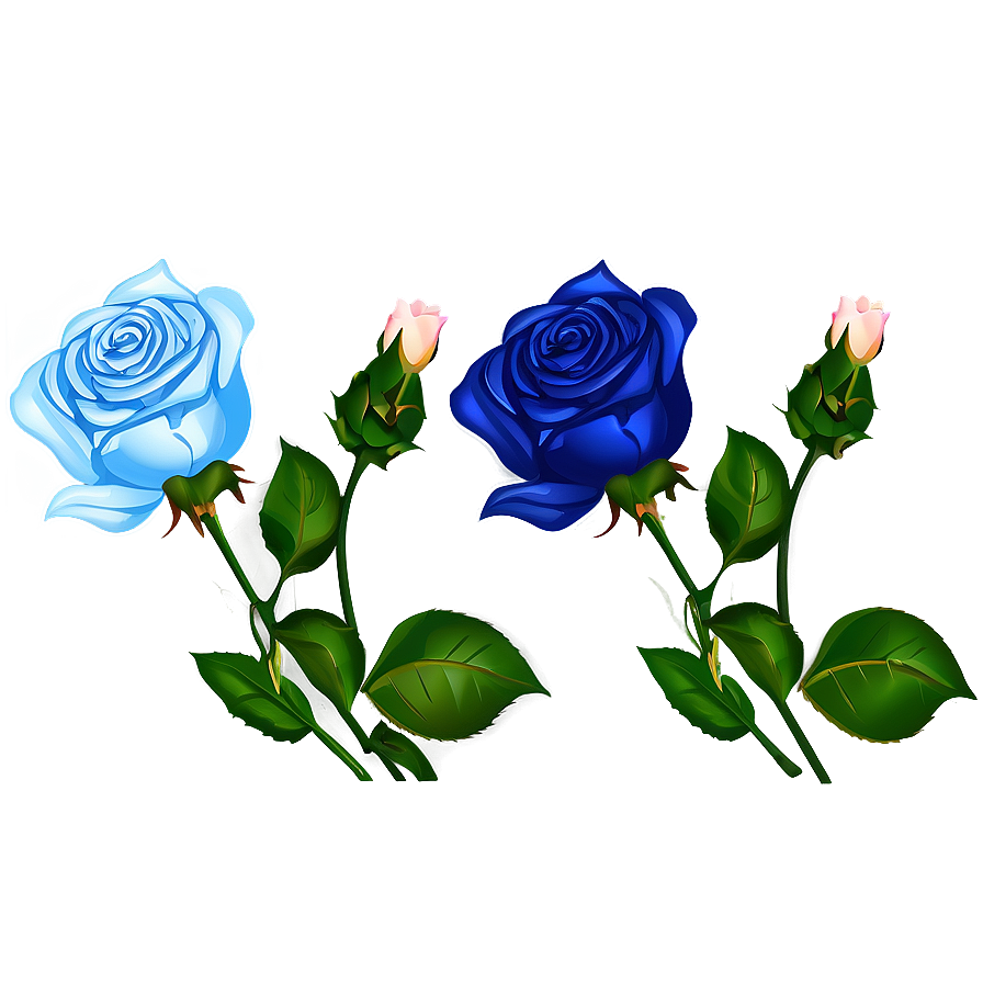 Blue Rose Clipart Png 06202024 PNG Image