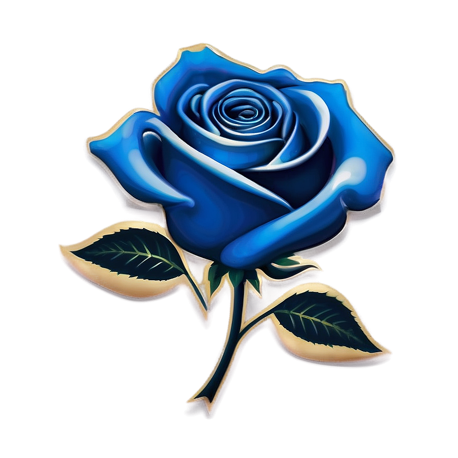 Blue Rose Pattern Png 06202024 PNG Image