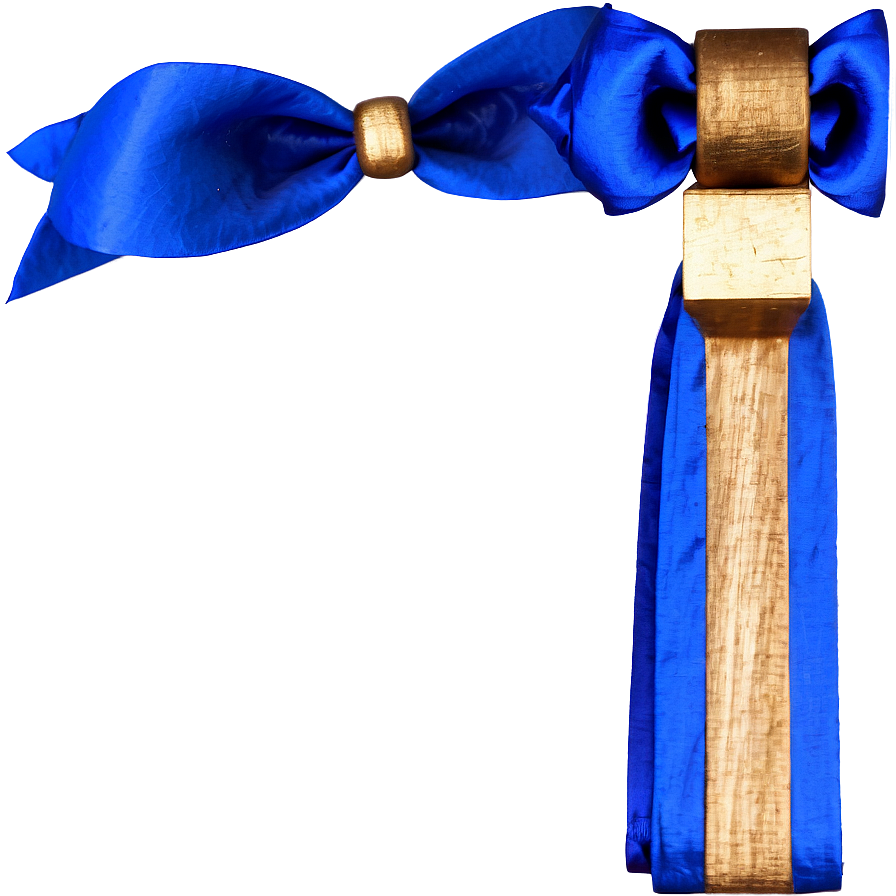 Blue Satin Bow Png Dby PNG Image