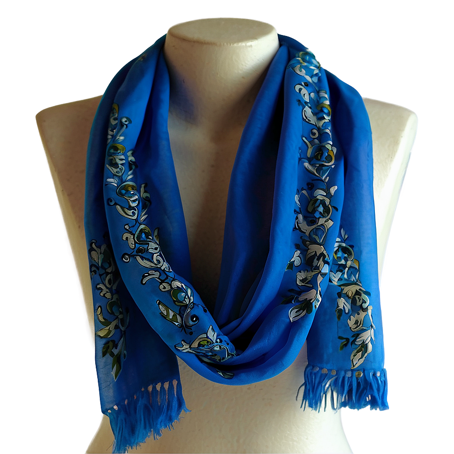 Blue Scarf Png 05252024 PNG Image