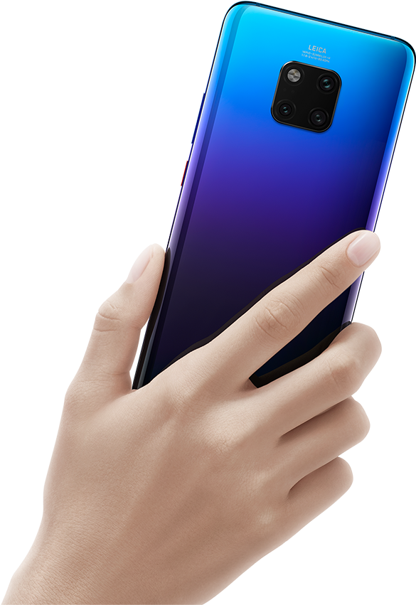 Blue Smartphonein Hand PNG Image