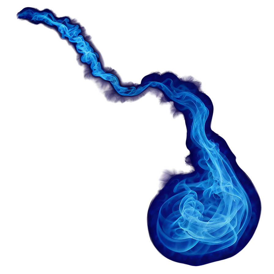 Blue Smoke Flow Png Svk61 PNG Image