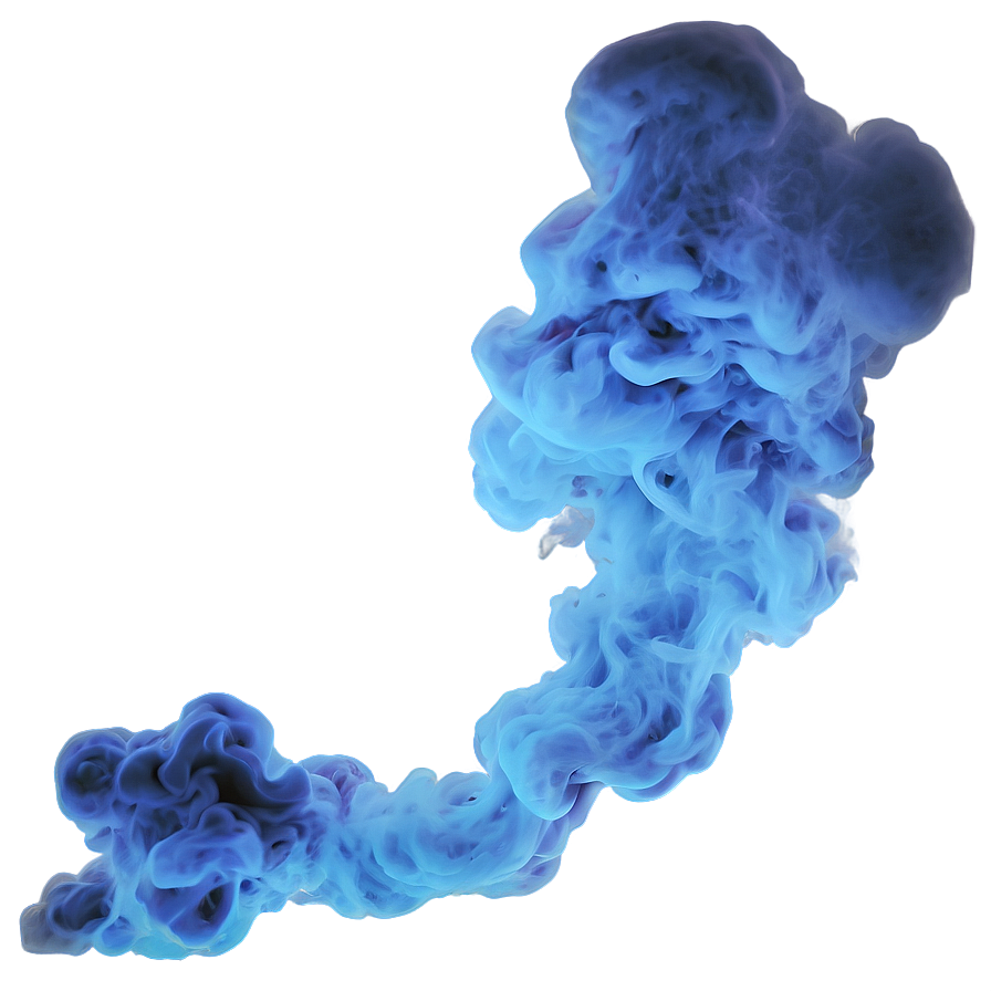 Blue Smoke Illusion Png Rvd52 PNG Image