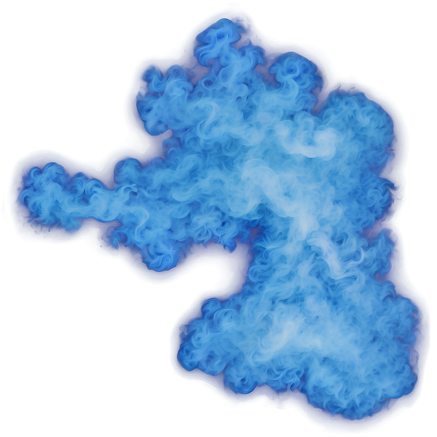 Blue Smoke Mirage Png Viq PNG Image