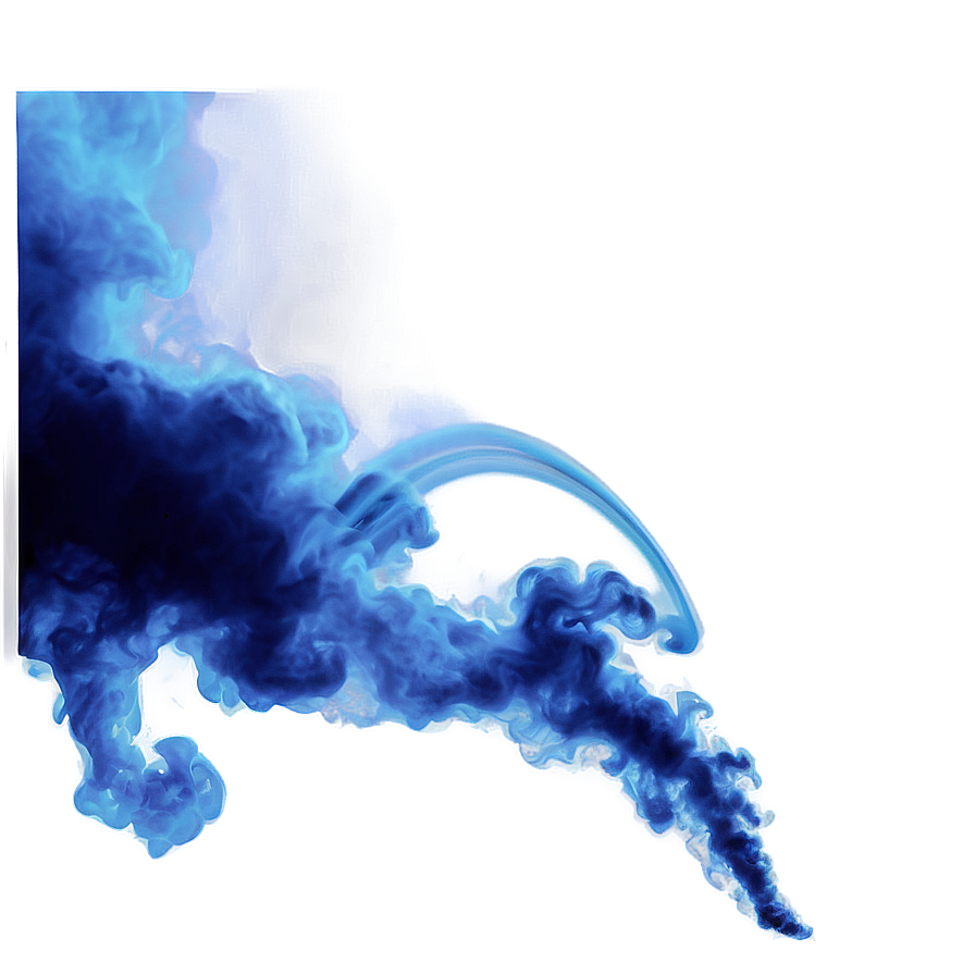 Blue Smoke Overlay Png Ooh PNG Image