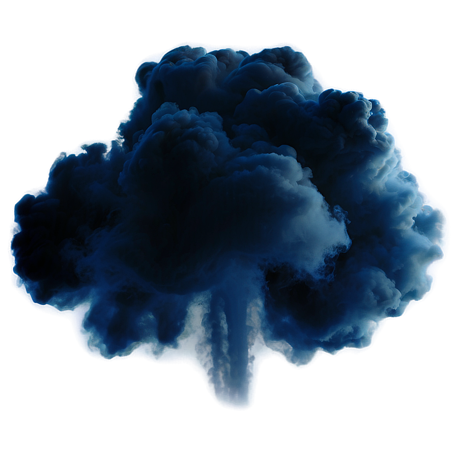 Blue Smoke Storm Png 05232024 PNG Image