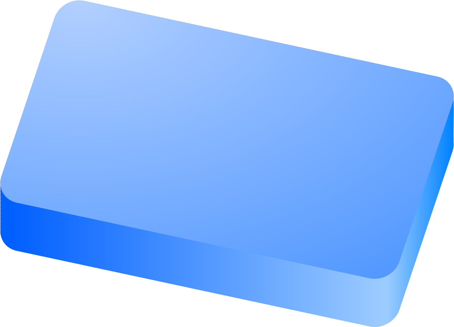 Blue Soap Bar3 D Render PNG Image