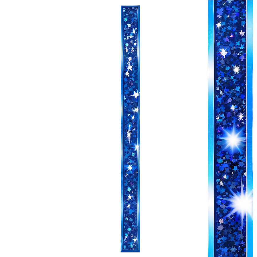 Blue Sparkle Border Png 68 PNG Image