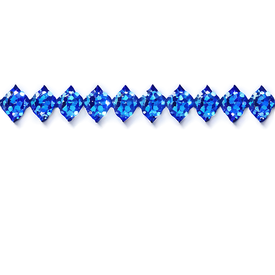 Blue Sparkle Border Png Cla63 PNG Image