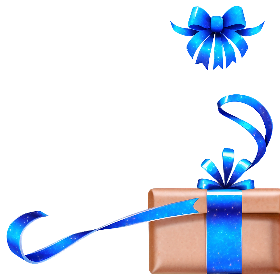 Blue Sparkle Gift Png Wgs79 PNG Image