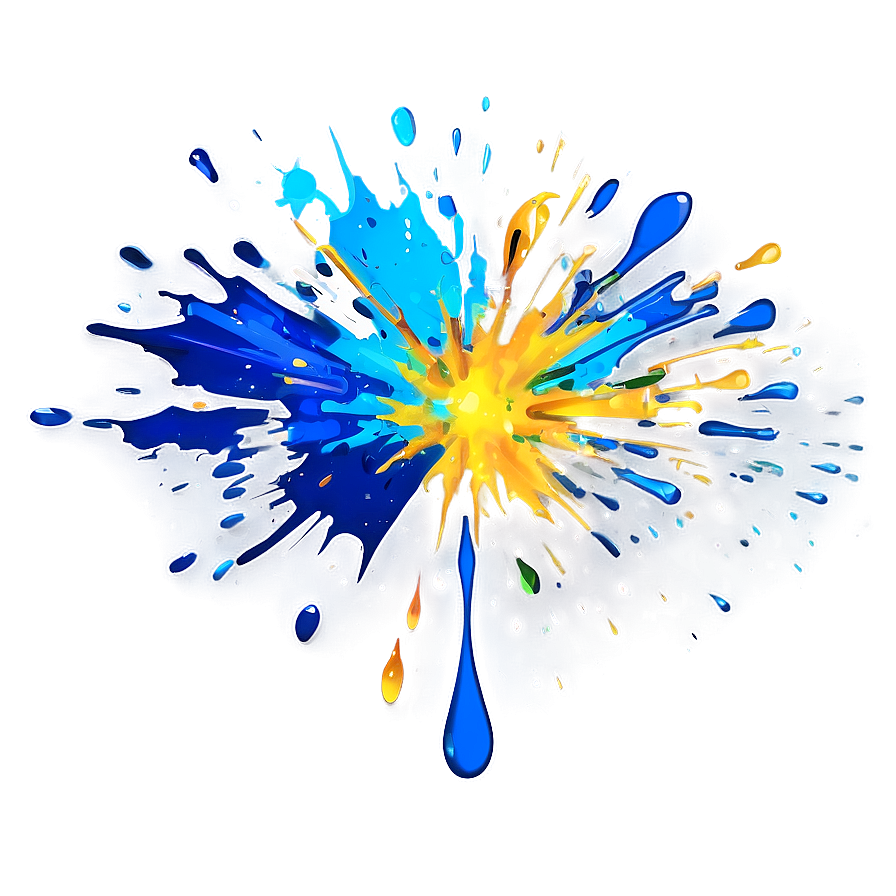 Blue Sparkle Splash Png Mdk23 PNG Image