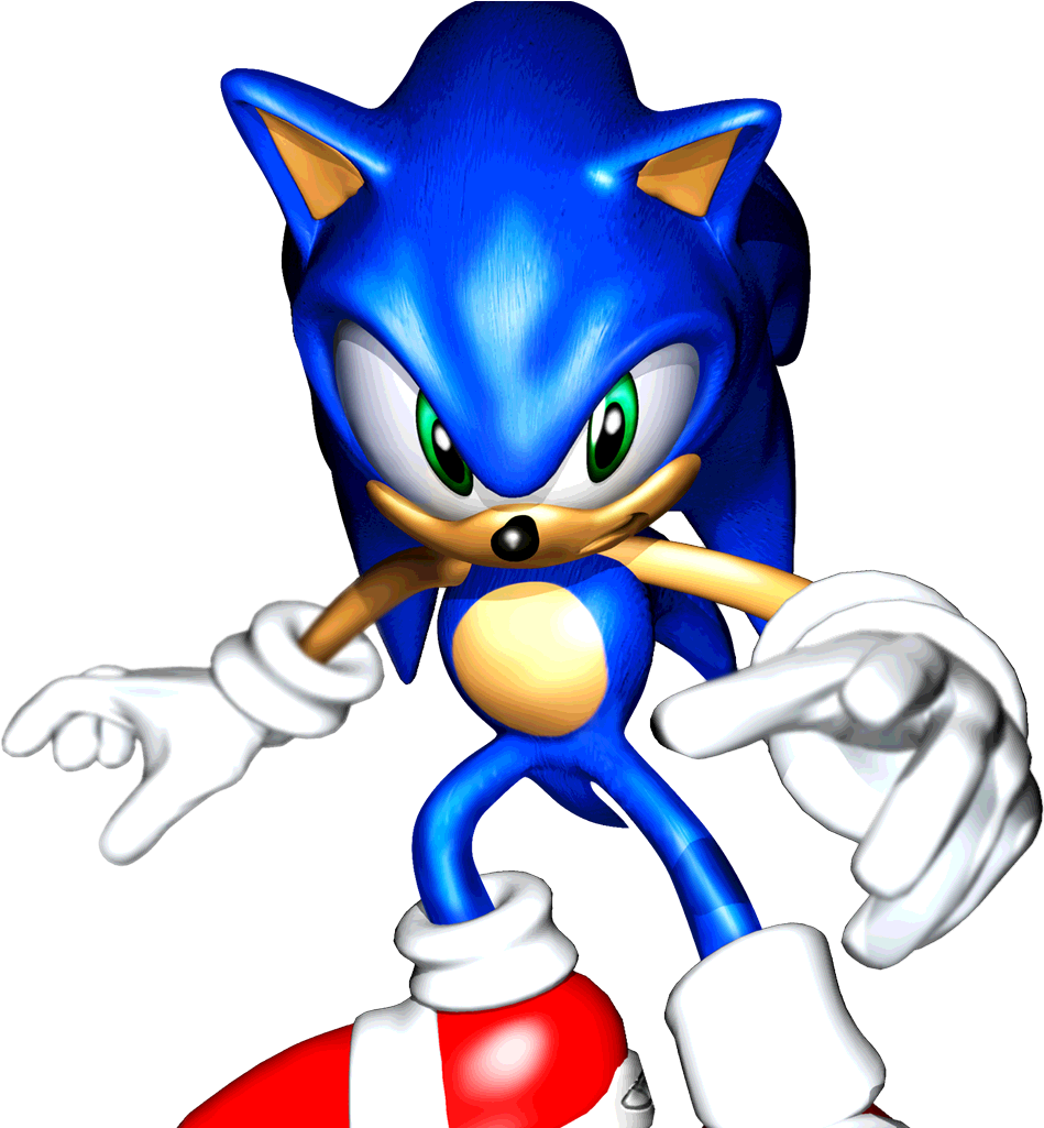 Blue Speed Adventure Character.png PNG Image