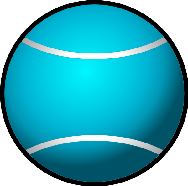 Blue Sphere Graphic PNG Image