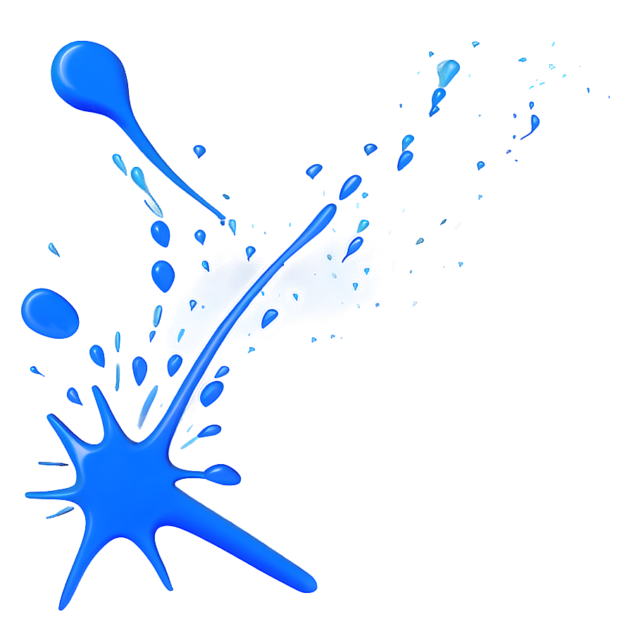 Blue Splat Png 06122024 PNG Image