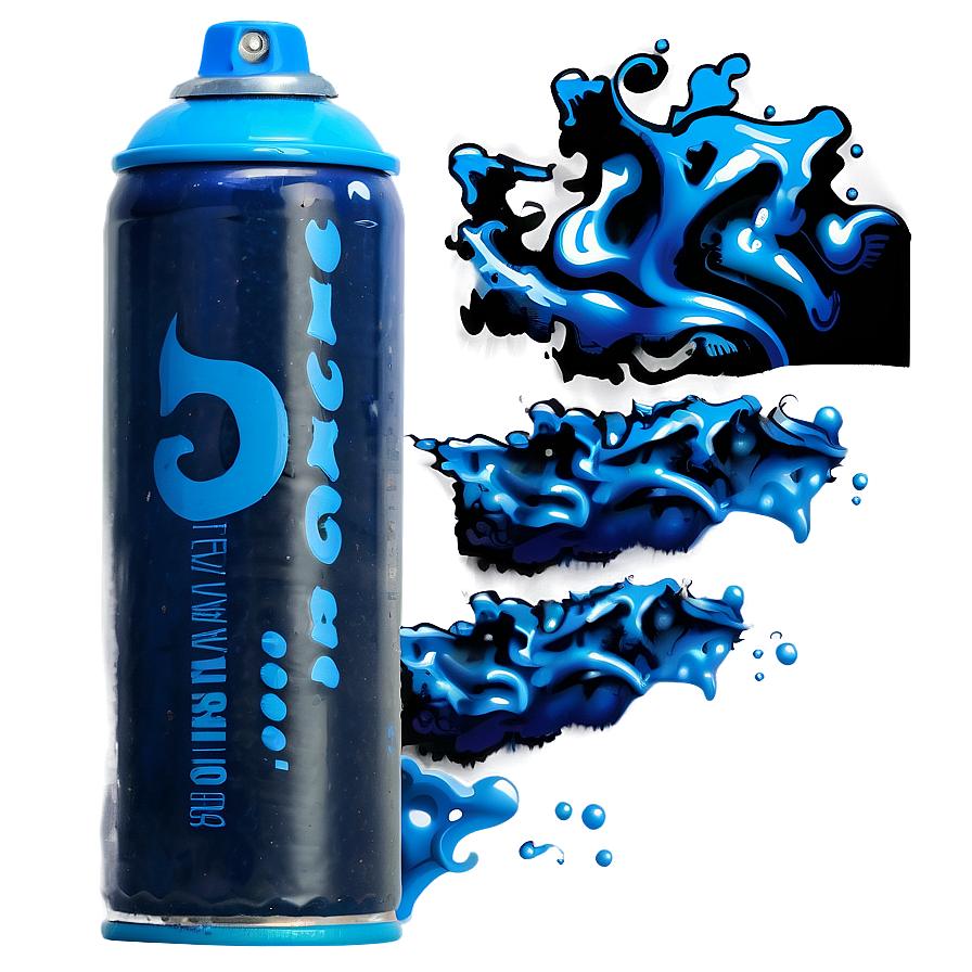 Blue Spray Paint Png 05252024 PNG Image