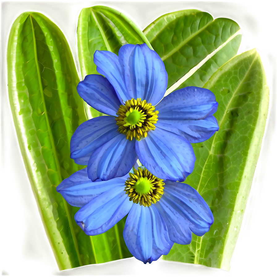 Blue Spring Flower Png Qsi PNG Image