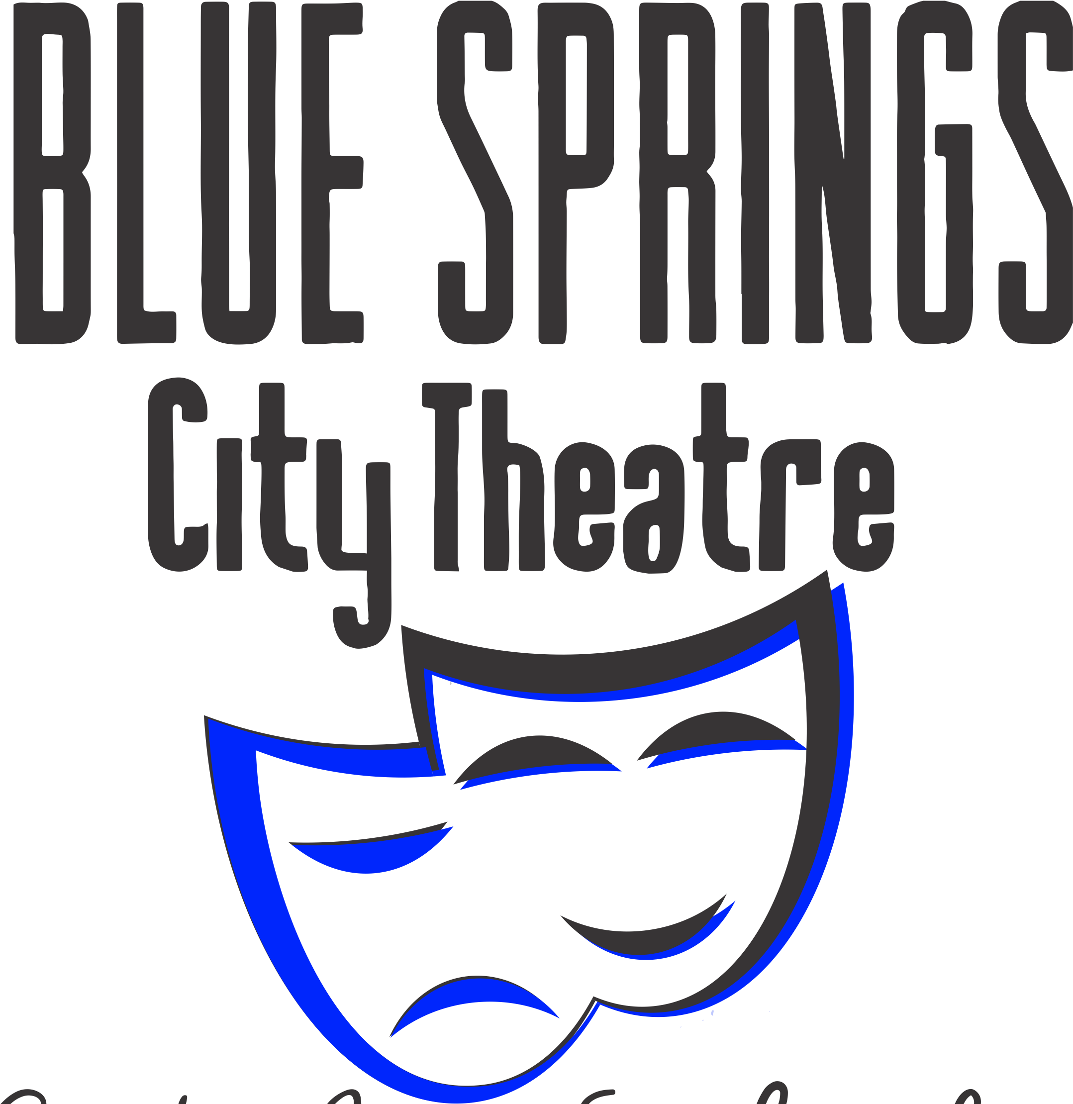 Blue Springs City Theatre Logo PNG Image