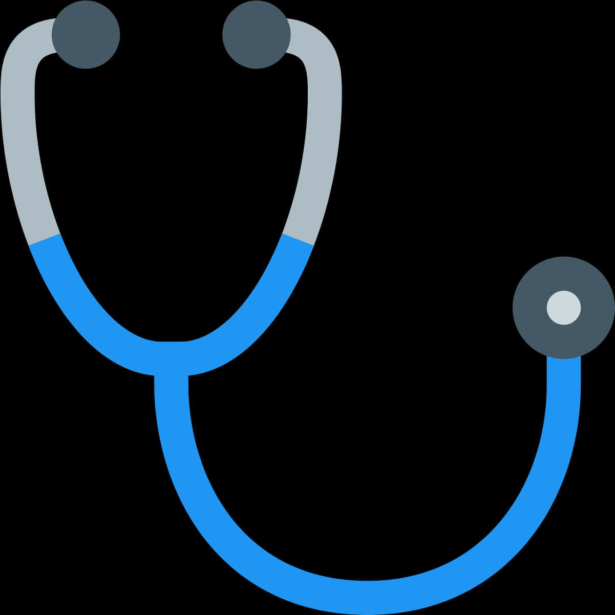 Blue Stethoscope Icon PNG Image