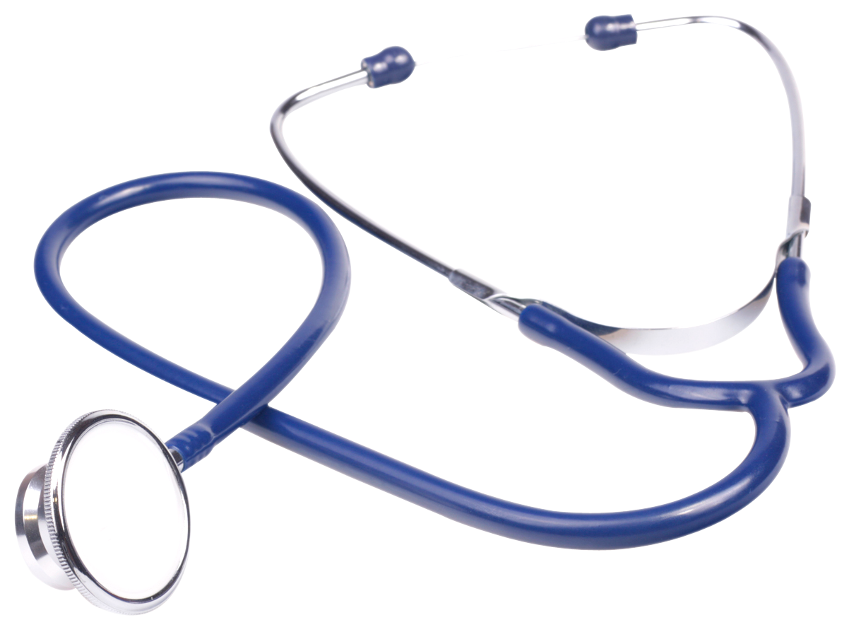 Blue Stethoscope Isolatedon Background PNG Image