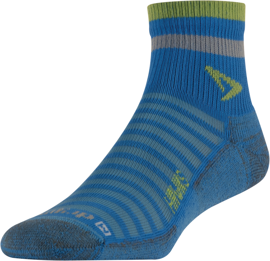 Blue Striped Sport Sock PNG Image