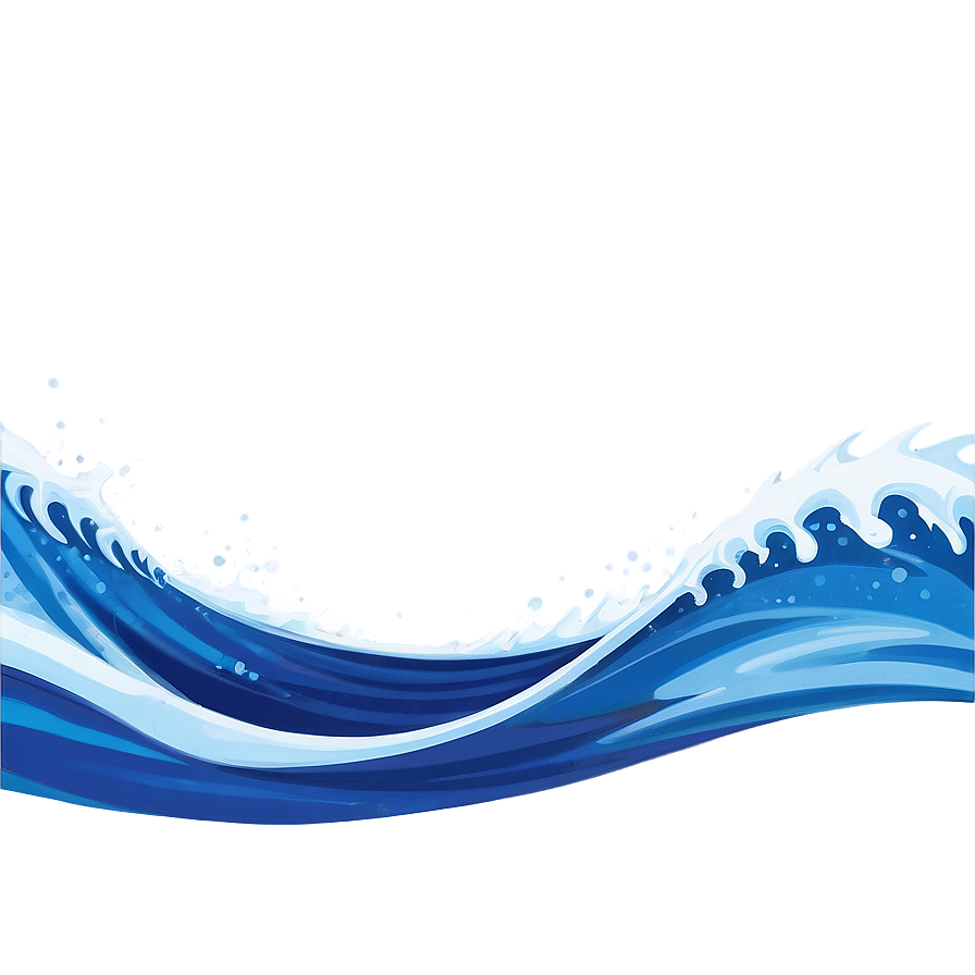 Blue Surf Wave Png Bgv5 PNG Image