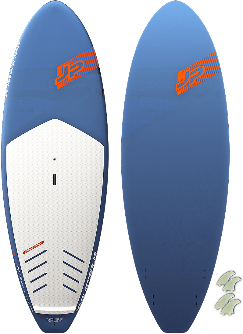 Blue Surfboard Topand Bottom View PNG Image