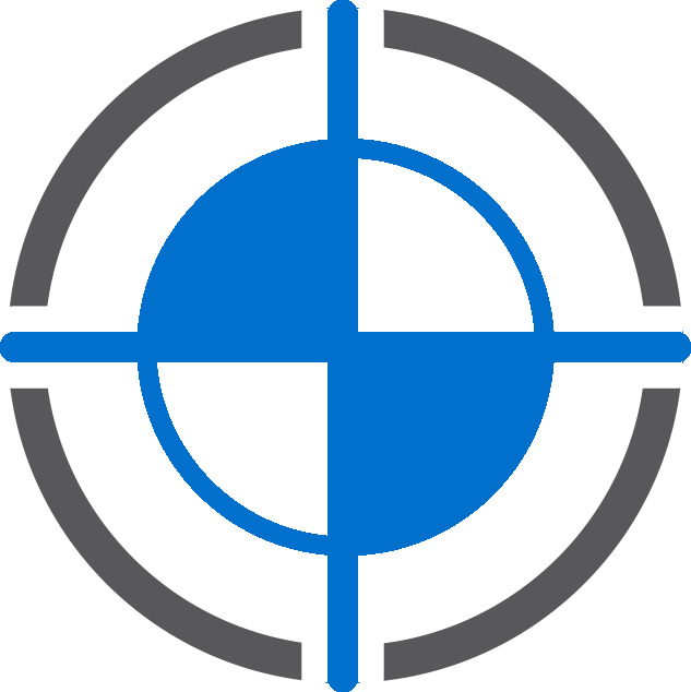 Blue Target Icon PNG Image